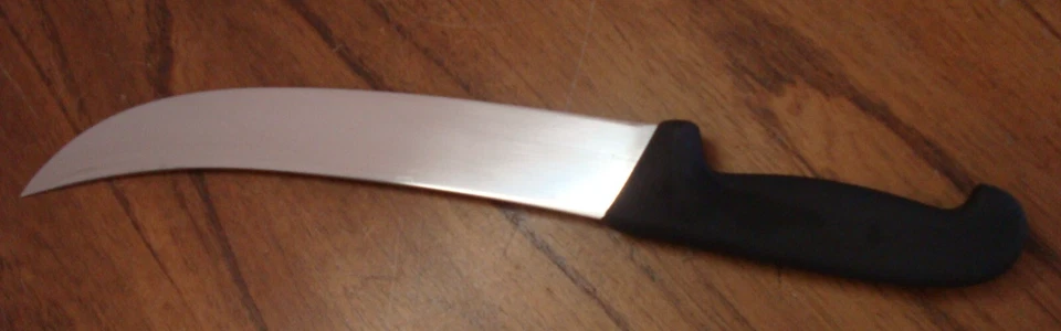 NUEVO Victorinox Cubiertos 12" Cuchillo Cimétrico Curvo Negro Mango Fibrox 5.7303.31 Foto 4 de 4