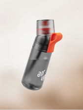New genuine Air up water bottle Gen 2 (Incl. 3 pods) 600ML - Charcoal Grey