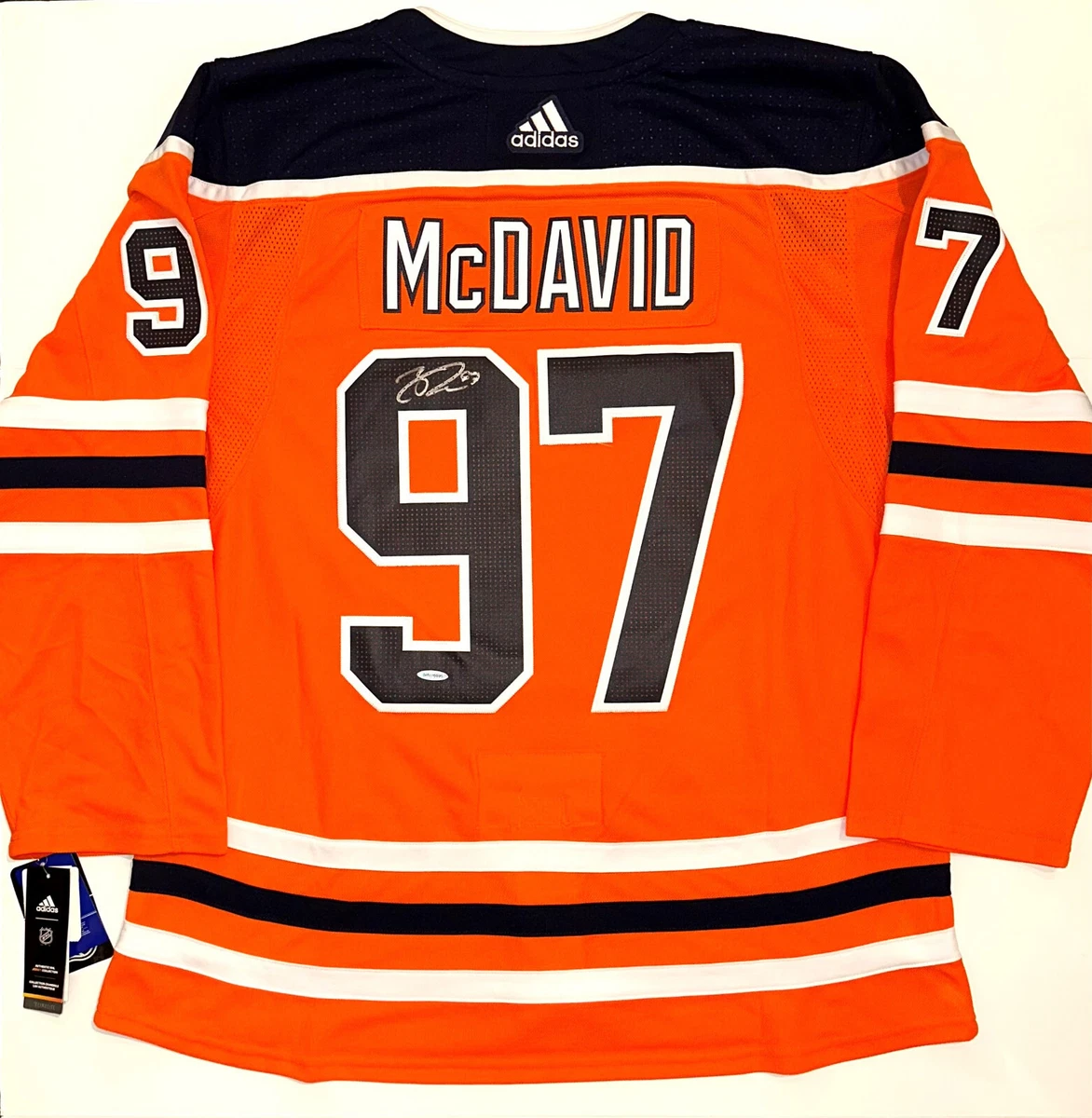 Shop CONNOR MCDAVID AUTOGRAPHED AUTHENTIC EDMONTON OILERS ADIDAS ORANGE  JERSEY