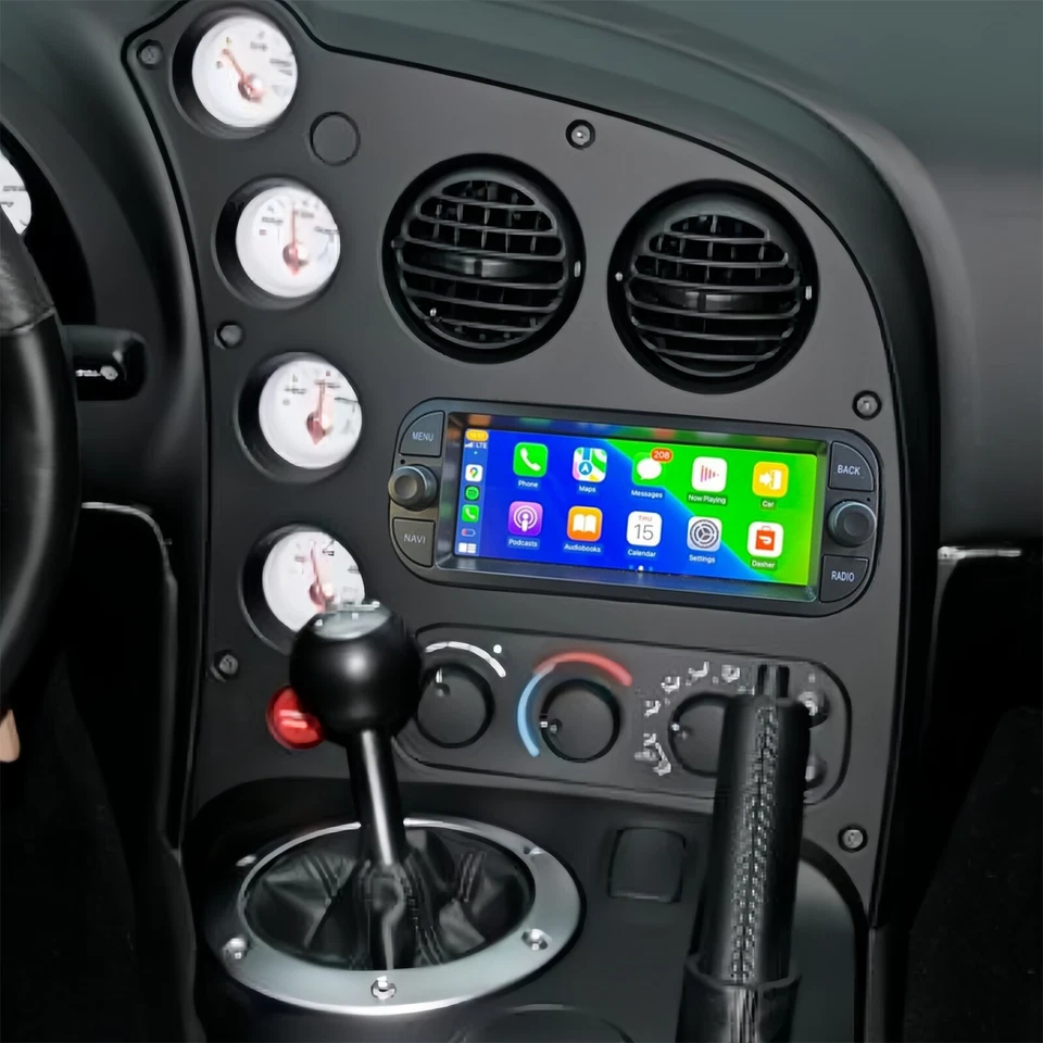 For 2004-2010 Dodge Viper 6.86" Car Stereo Carplay Android 13 Radio GPS Player - Image 4 of 4