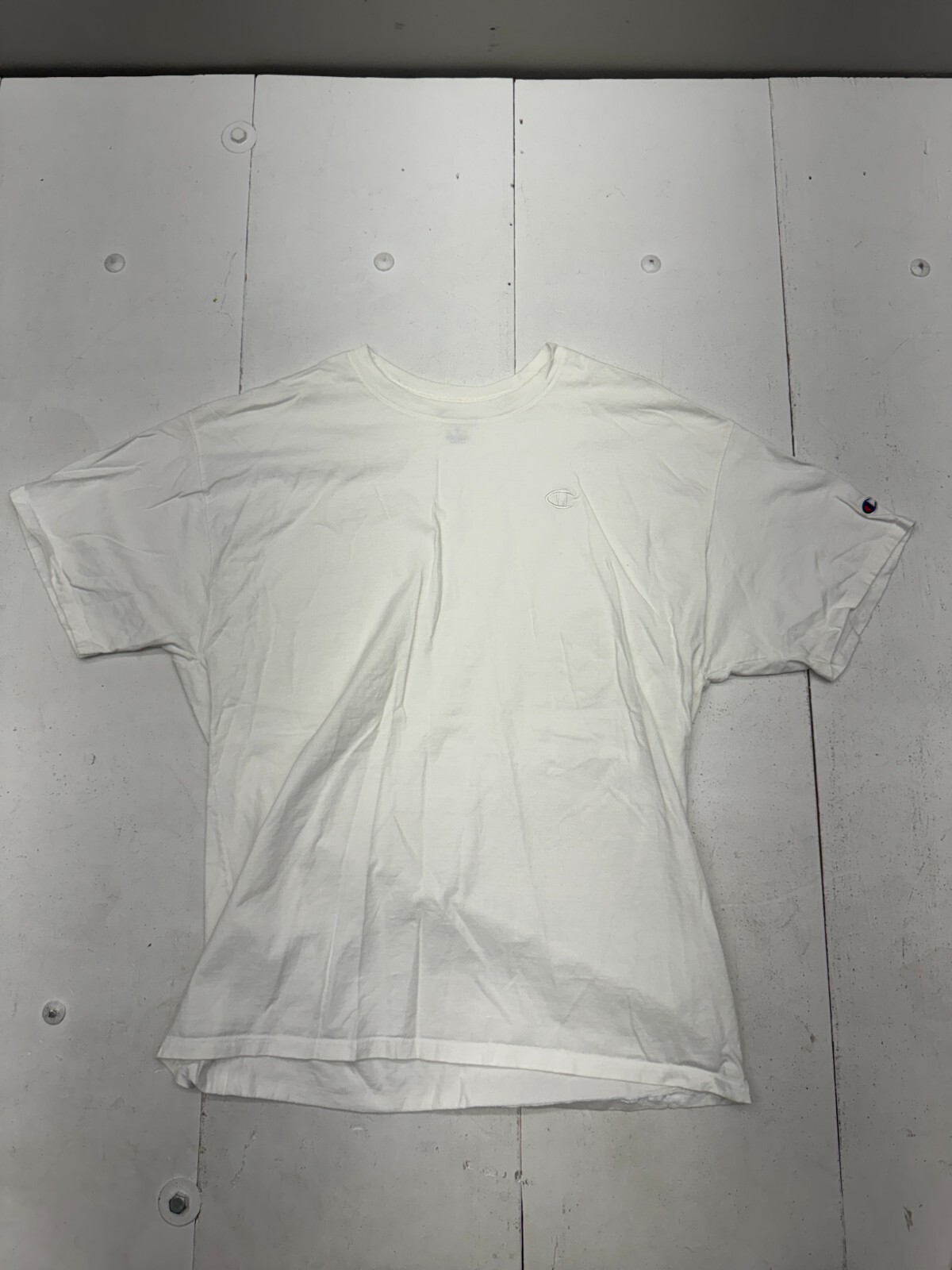 Champion White Short Sleeve Basic Solid Tee Men's… - image 1