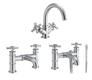 Dm Gd 8825 Classic Deck Mounted Thermostatic Bath Shower Mixer