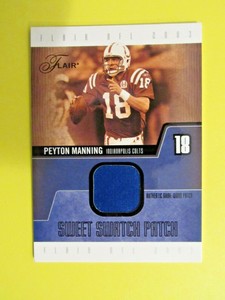 peyton manning game worn jersey