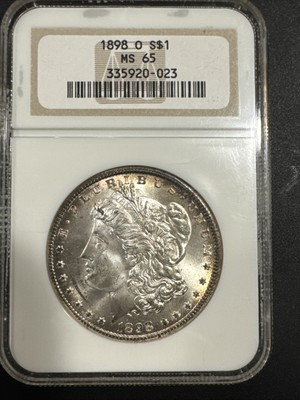 1898 O Morgan NGC MS 65