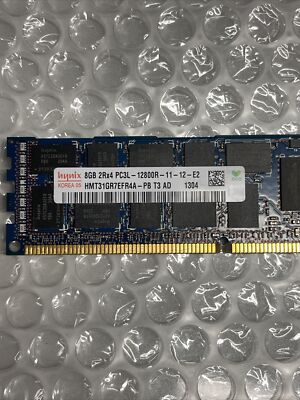 (Lot of 8) Ram ddr3 8gb 2Rx4 10600R / 12800R