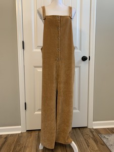 madewell corduroy overall dress
