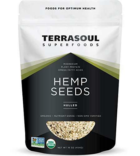 Terrasoul Superfoods Organic Hemp Seeds, 1 Lb - Hulled | Fresh | Protein Rich | - Bild 1 von 5