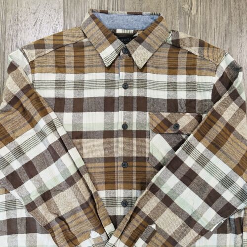 Dakota Grizzly Herren Größe Large 100 % Baumwolle kariert Flanell Button-Down Hemd - Bild 2 von 7