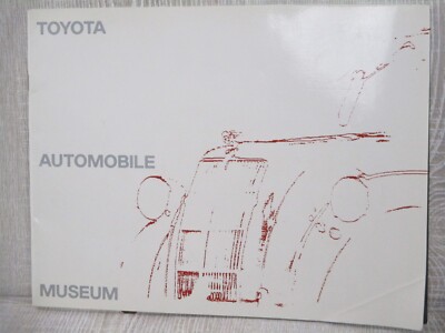 TOYOTA AUTOMOBILE MUSEUM Kunstbuch Bild TOYODA AA World Car Ltd Broschüre