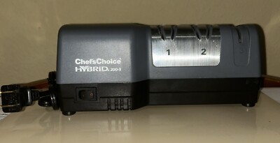 Chefs Choice Hybrid Model 200-3 Diamond Hone Knife Sharpener - Tested Free Ship