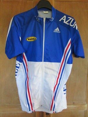 Maillot cycliste équipe de FRANCE FFC ADIDAS NORET shirt zip