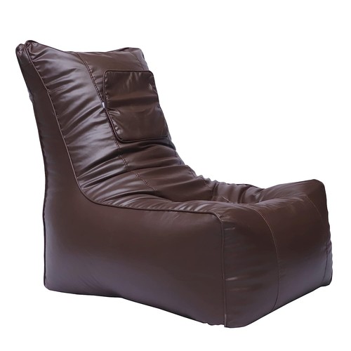 Lounger Bean bag Chair Sofa without Beans Comfort & Soft Dark Brown Polystyrene - Picture 1 of 5