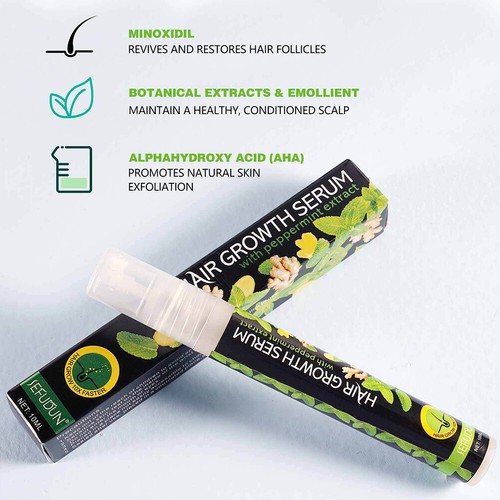 10 ml Serum para Rápido Recrecimiento, Spray Natural Anti Caída de Caída para Sc - Imagen 4 de 12