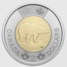 2025 Canada FIRST STRIKE TOONIE from Special Wrap Roll Uncirculated
