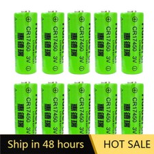 10x CR17450 3V Li-ion Battery 2500mAh Non-rechargeable Battery