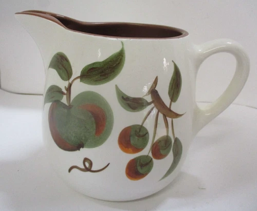 Vintage MCM Retired Stangl Orchard Song Pitcher ~6" Tall