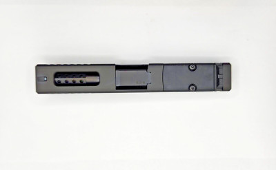 G19 Complete Slide - Ported Black 1W Slide/Barrel fits Glock 19 Gen 3