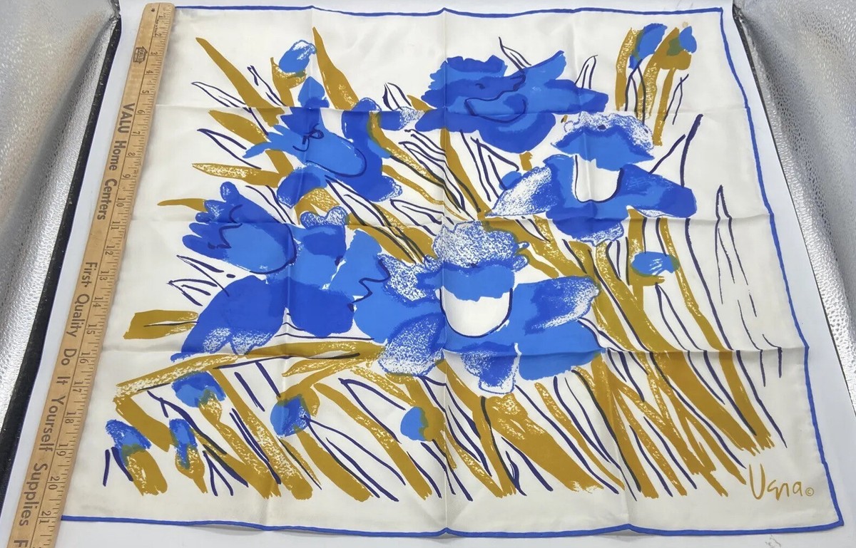 【よつぼし★様リクエスト】664 Vera Neumann プレート 3枚 VTG Vera Neumann Scarf Hand rolled Silk Twill Japan Modern