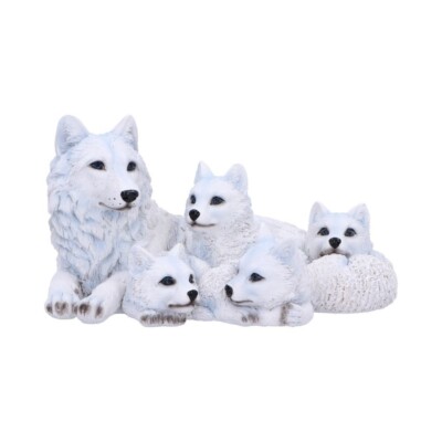 Original Nemesis Now Welpen Schutz Mutter Wolf und Jungen Figur 20,5 cm Geschenk