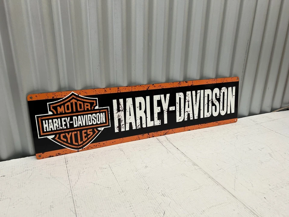 HARLEY DAVIDSON DISTRESSED HEAVY DUTY SIGN 800 X 200 - image 4 of 4