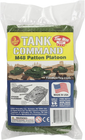 Green plastic Timmee Toy Tanks 3pc set with TANK COMMAND box, star insignia, and “Made in U.S.A.” text.