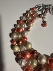 Estate Find Vintage Beaded Necklace Japan Matching Clip On Earrings — photo 7