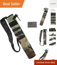Versatile Foldable Hip & Back Quiver - Lightweight Polyester for Target Shooting