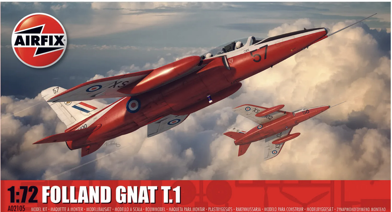 Folland Gnat T.1 Modellbausatz - Bild 4