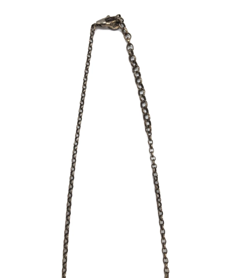 GUCCI Collana Ciondolo Incastro Argento Accessorio Donna Autentico - Immagine 4 di 4