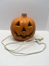 VTG 1998 The Paper Magic Group Lighted Halloween Jack-O-Lantern Pumpkin Foam
