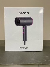 SIYOO Professional Hair Dryer, Ionic Blow Dryer with Diffuser and Nozzle, 1600 2