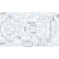 Magneti Marelli Lichtmaschine Generator 110A Passend FüR Hyundai Sonata KIA
