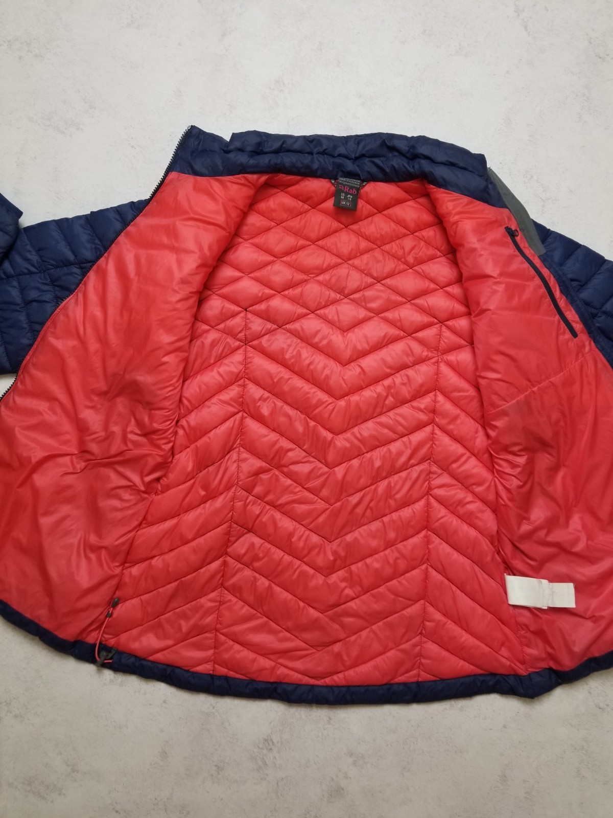 Rab Altus Cirrus Women’s Navy Blue Quilted Full Zip Jacket - Size UK 12 US S image 3