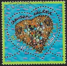 FRANCE oblitéré 2001 Saint Valentin Christian Lacroix Y&T N° 3368