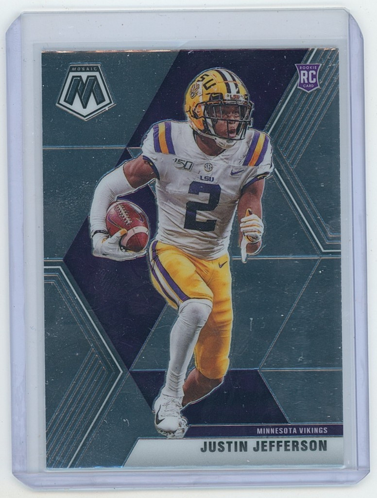 2020 Panini Mosaic Justin Jefferson Rookie LSU Image Variation #209