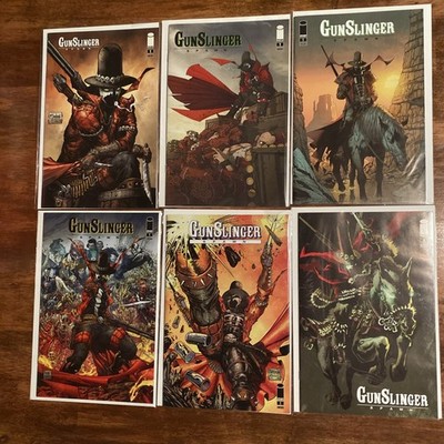 GUNSLINGER SPAWN #1 Cover Variant Set - Image - Todd McFarlane - 6 books
