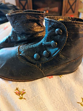 ANTIQUE LATE VICTORIAN-EARLY EDWARDIAN TODDLER SHOES 1890-1910