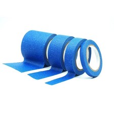 4 Rolls Blue Painters Tape Masking Tape 2 1 3/4 1/4 Inch Wide, Multi Size Assort
