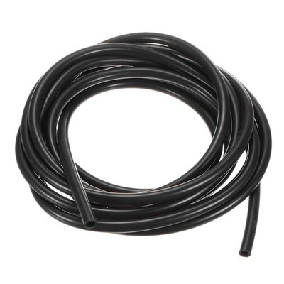 Silicone tube 5m, 6x9mm (IDxOD), flexible for general use black