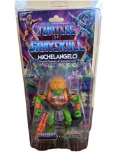 New Turtles of Grayskull Michelangelo Figure TMNT x MOTU 2023 Ninja Turtles