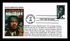MALCOLM X FIRST DAY COVER BLACK HERITAGE SERIES USA 33 CACHET