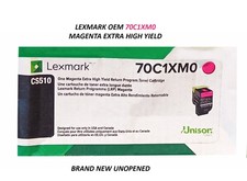 Lexmark 70C1XM0 Extra High Yield MAGENTA Toner Cartridge CS510 - BNIB UNOPENED