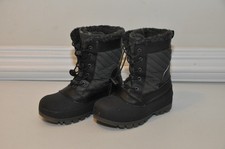 All in Motion Skylar Kids' Insulated Waterproof Winter Boots - Youth 2 - Black