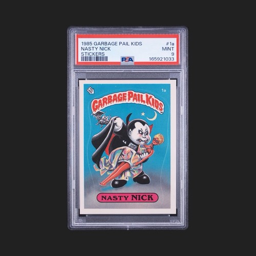 1985 Garbage Pail Kids Nasty Nick 1a PSA 9