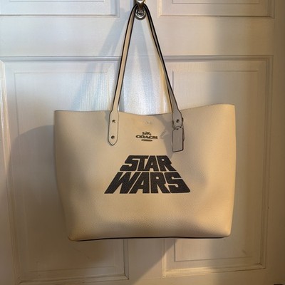 Star Wars X Coach Town Tote F89036 Chalk White