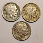 Lot of (3)  buffalo nickels ,1916-P, 1931-S, 1935-S No Reserve