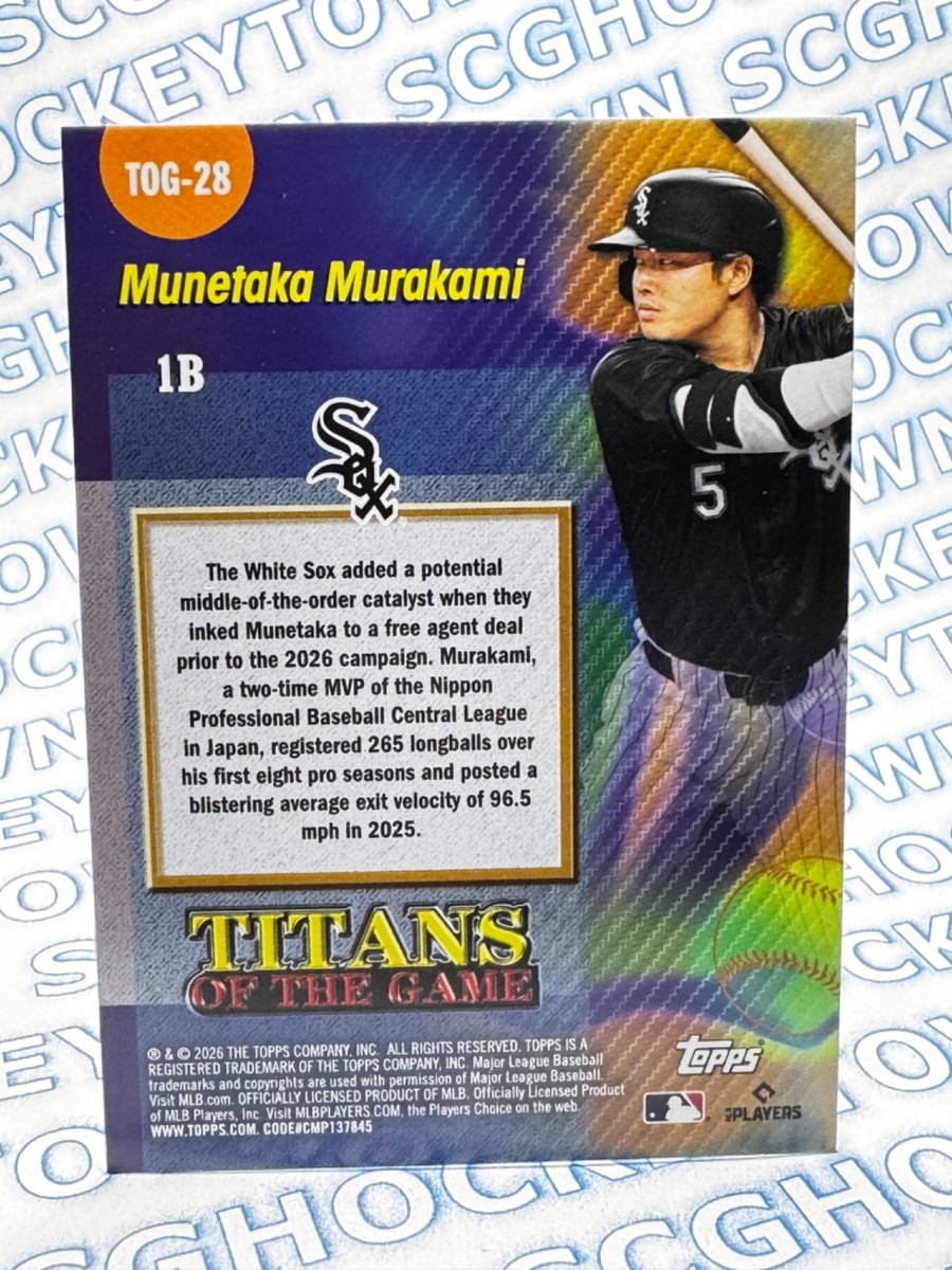 2026 Topps Series 2 Titans of the Game #TOG-28 Munetaka Murakami