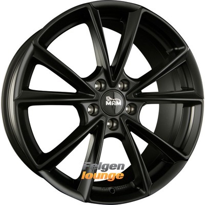 4x MAM MAM A5 Matte Black Painted (MBP) 8x19 ET45 5x112