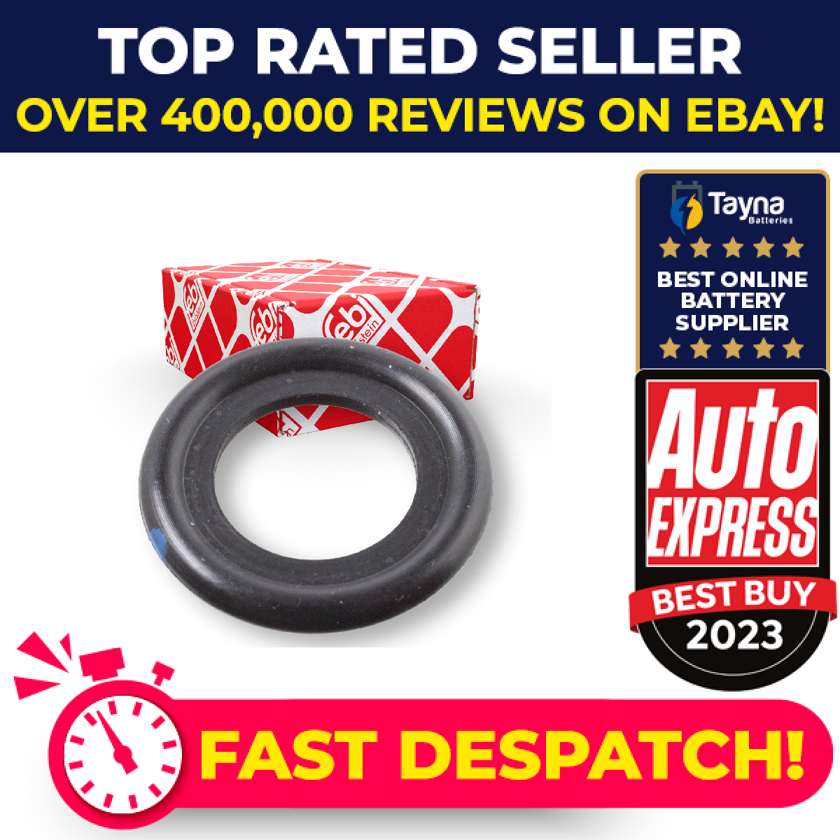 Seal Ring, oil drain plug 102624 Febi 1005593 97JM6734BA Top Quality Guaranteed
