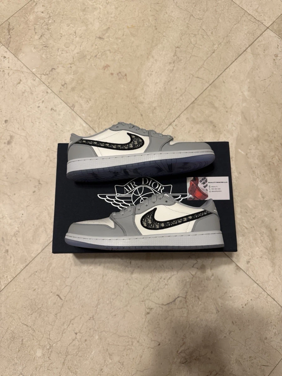 Las mejores ofertas en Dior x Air Jordan 1 Low Gray | eBay
